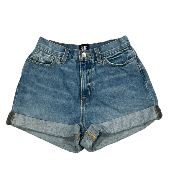 BDG Urban Outfitters Rolled Hem Womens Mom Shorts - Picture 3 of 8